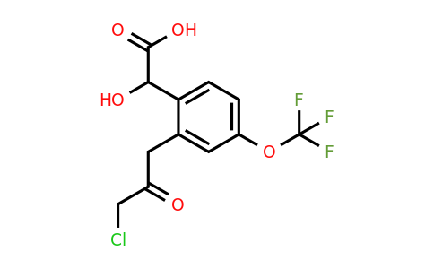 1805761-40-3 | 2-(3-Chloro-2-oxopropyl)-4-(trifluoromethoxy)mandelic acid