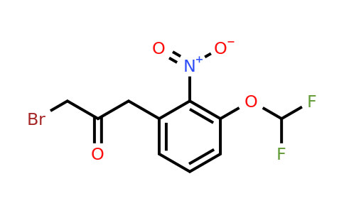 1805761-58-3 | 1-Bromo-3-(3-(difluoromethoxy)-2-nitrophenyl)propan-2-one