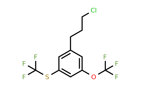 1805761-64-1 | 1-(3-Chloropropyl)-3-(trifluoromethoxy)-5-(trifluoromethylthio)benzene