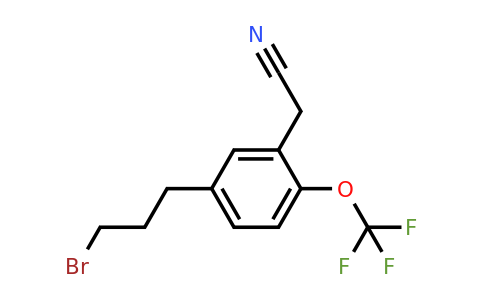 1805761-70-9 | 5-(3-Bromopropyl)-2-(trifluoromethoxy)phenylacetonitrile