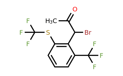 1805761-85-6 | 1-Bromo-1-(2-(trifluoromethyl)-6-(trifluoromethylthio)phenyl)propan-2-one