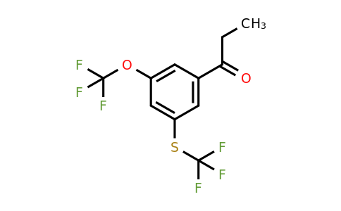 1805761-86-7 | 1-(3-(Trifluoromethoxy)-5-(trifluoromethylthio)phenyl)propan-1-one