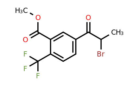 1805762-02-0 | Methyl 5-(2-bromopropanoyl)-2-(trifluoromethyl)benzoate