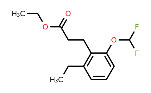 1805762-11-1 | Ethyl 2-(difluoromethoxy)-6-ethylphenylpropanoate