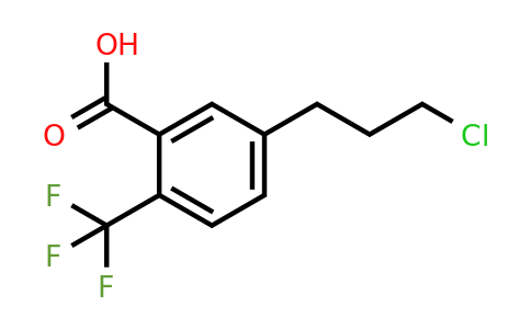 1805762-20-2 | 5-(3-Chloropropyl)-2-(trifluoromethyl)benzoic acid
