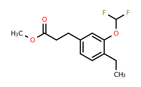 1805762-29-1 | Methyl 3-(difluoromethoxy)-4-ethylphenylpropanoate
