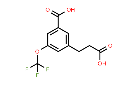 1805762-30-4 | 3-(2-Carboxyethyl)-5-(trifluoromethoxy)benzoic acid