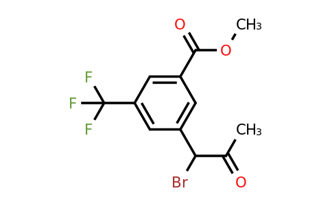 1805762-34-8 | Methyl 3-(1-bromo-2-oxopropyl)-5-(trifluoromethyl)benzoate