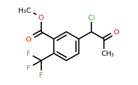 1805762-45-1 | Methyl 5-(1-chloro-2-oxopropyl)-2-(trifluoromethyl)benzoate