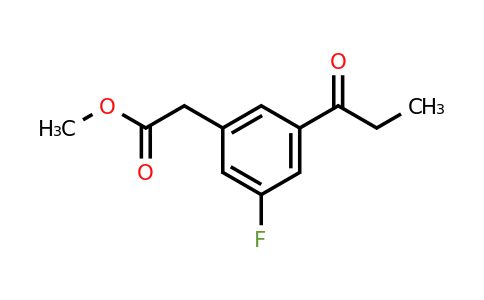 1805762-59-7 | Methyl 3-fluoro-5-propionylphenylacetate