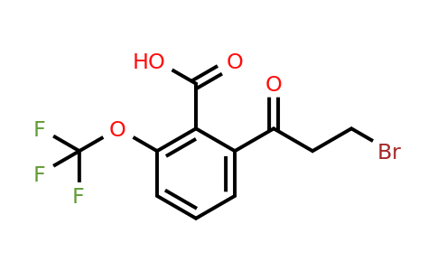 1805762-97-3 | 2-(3-Bromopropanoyl)-6-(trifluoromethoxy)benzoic acid