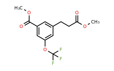 1805763-08-9 | Methyl 3-(3-methoxy-3-oxopropyl)-5-(trifluoromethoxy)benzoate