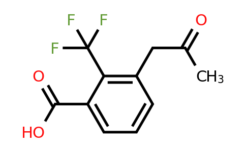 1805763-17-0 | 3-(2-Oxopropyl)-2-(trifluoromethyl)benzoic acid