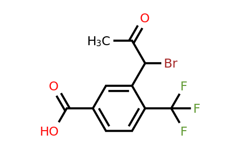 1805763-32-9 | 3-(1-Bromo-2-oxopropyl)-4-(trifluoromethyl)benzoic acid