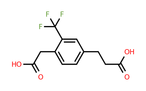 1805763-49-8 | 4-(2-Carboxyethyl)-2-(trifluoromethyl)phenylacetic acid
