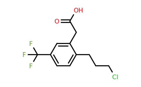 1805763-61-4 | 2-(3-Chloropropyl)-5-(trifluoromethyl)phenylacetic acid
