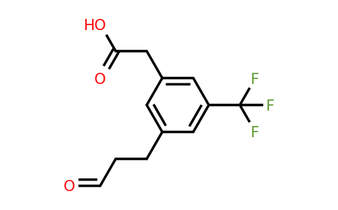 1805763-67-0 | 3-(3-Oxopropyl)-5-(trifluoromethyl)phenylacetic acid