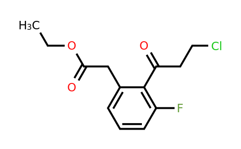 1805763-72-7 | Ethyl 2-(3-chloropropanoyl)-3-fluorophenylacetate