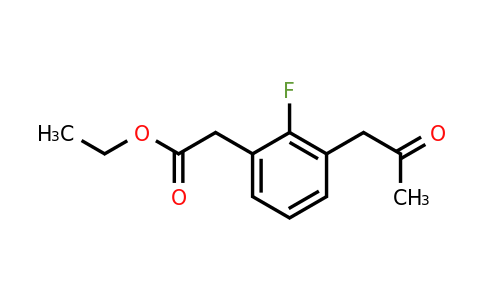 1805763-76-1 | Ethyl 2-fluoro-3-(2-oxopropyl)phenylacetate