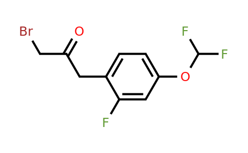 1805763-78-3 | 1-Bromo-3-(4-(difluoromethoxy)-2-fluorophenyl)propan-2-one