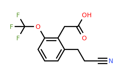 1805763-84-1 | 2-(2-Cyanoethyl)-6-(trifluoromethoxy)phenylacetic acid