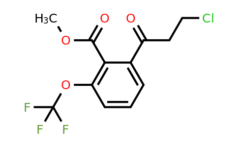 1805763-86-3 | Methyl 2-(3-chloropropanoyl)-6-(trifluoromethoxy)benzoate