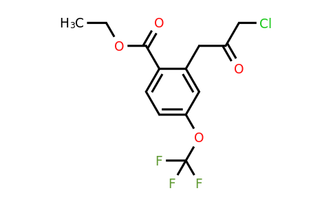1805764-57-1 | Ethyl 2-(3-chloro-2-oxopropyl)-4-(trifluoromethoxy)benzoate