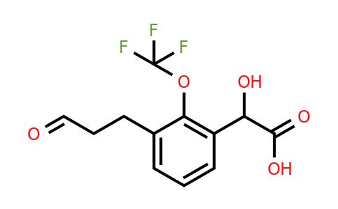 1805764-95-7 | 3-(3-Oxopropyl)-2-(trifluoromethoxy)mandelic acid