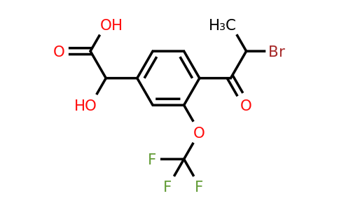 1805765-12-1 | 4-(2-Bromopropanoyl)-3-(trifluoromethoxy)mandelic acid