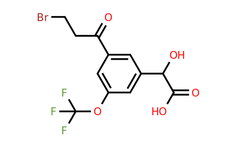 1805765-20-1 | 3-(3-Bromopropanoyl)-5-(trifluoromethoxy)mandelic acid