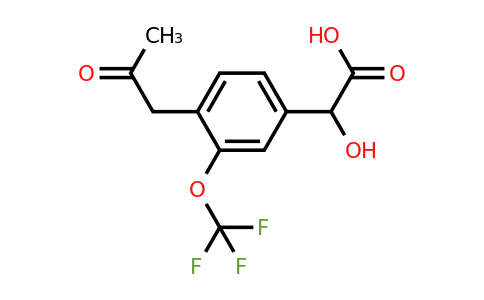 1805765-35-8 | 4-(2-Oxopropyl)-3-(trifluoromethoxy)mandelic acid