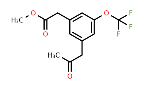 1805765-51-8 | Methyl 3-(2-oxopropyl)-5-(trifluoromethoxy)phenylacetate
