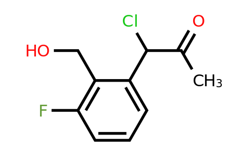 1805765-56-3 | 1-Chloro-1-(3-fluoro-2-(hydroxymethyl)phenyl)propan-2-one