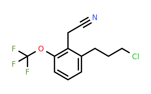 1805765-82-5 | 2-(3-Chloropropyl)-6-(trifluoromethoxy)phenylacetonitrile