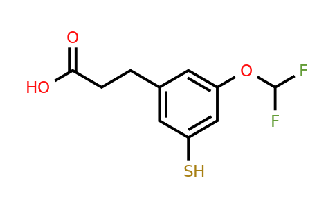 1805765-84-7 | 3-(Difluoromethoxy)-5-mercaptophenylpropanoic acid