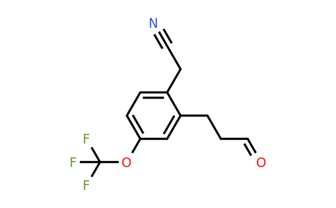 1805765-95-0 | 2-(3-Oxopropyl)-4-(trifluoromethoxy)phenylacetonitrile