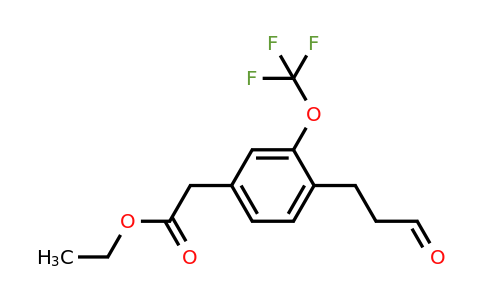 1805766-10-2 | Ethyl 4-(3-oxopropyl)-3-(trifluoromethoxy)phenylacetate