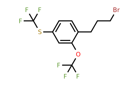 1805766-25-9 | 1-(3-Bromopropyl)-2-(trifluoromethoxy)-4-(trifluoromethylthio)benzene