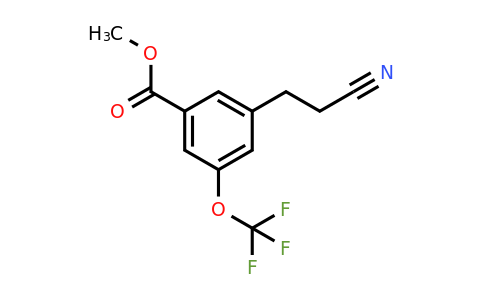 1805766-55-5 | Methyl 3-(2-cyanoethyl)-5-(trifluoromethoxy)benzoate