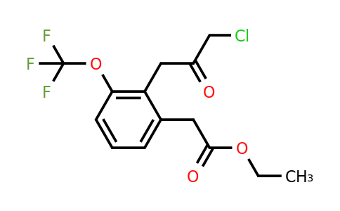 1805766-87-3 | Ethyl 2-(3-chloro-2-oxopropyl)-3-(trifluoromethoxy)phenylacetate