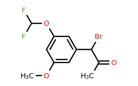 1805766-94-2 | 1-Bromo-1-(3-(difluoromethoxy)-5-methoxyphenyl)propan-2-one
