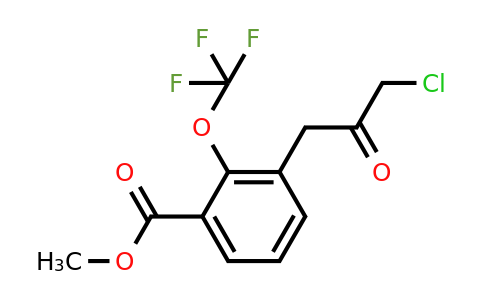 1805766-96-4 | Methyl 3-(3-chloro-2-oxopropyl)-2-(trifluoromethoxy)benzoate