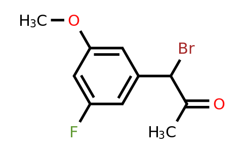 1805766-97-5 | 1-Bromo-1-(3-fluoro-5-methoxyphenyl)propan-2-one