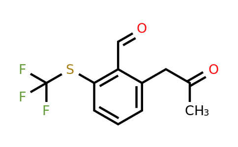 1805767-22-9 | 2-(2-Oxopropyl)-6-(trifluoromethylthio)benzaldehyde