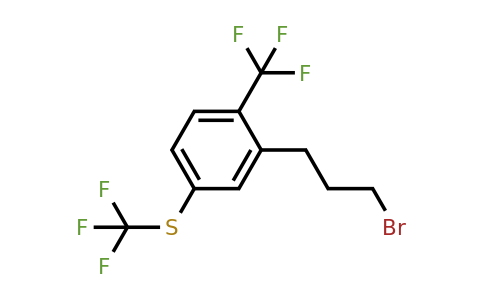 1805767-33-2 | 2-(3-Bromopropyl)-4-(trifluoromethylthio)benzotrifluoride