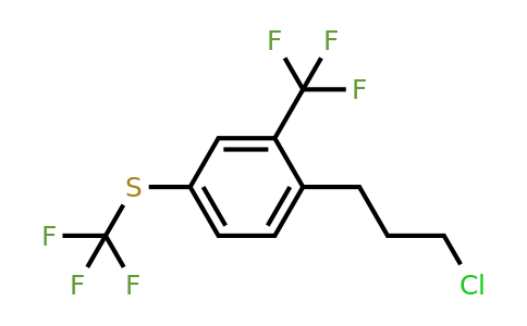 1805767-34-3 | 2-(3-Chloropropyl)-5-(trifluoromethylthio)benzotrifluoride