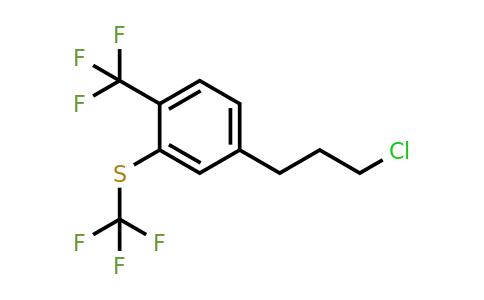 1805767-35-4 | 4-(3-Chloropropyl)-2-(trifluoromethylthio)benzotrifluoride