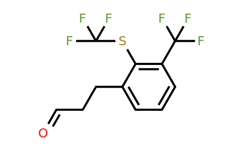 1805767-36-5 | 3-(3-(Trifluoromethyl)-2-(trifluoromethylthio)phenyl)propanal
