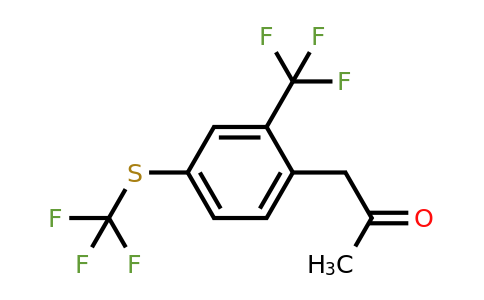 1805767-40-1 | 1-(2-(Trifluoromethyl)-4-(trifluoromethylthio)phenyl)propan-2-one
