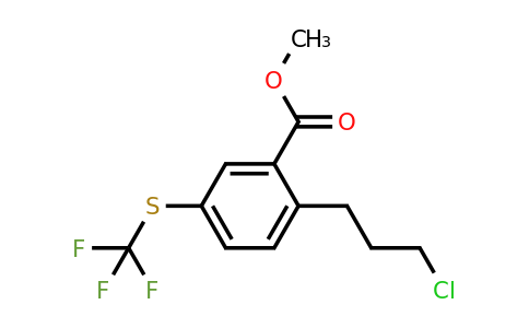 1805767-70-7 | Methyl 2-(3-chloropropyl)-5-(trifluoromethylthio)benzoate